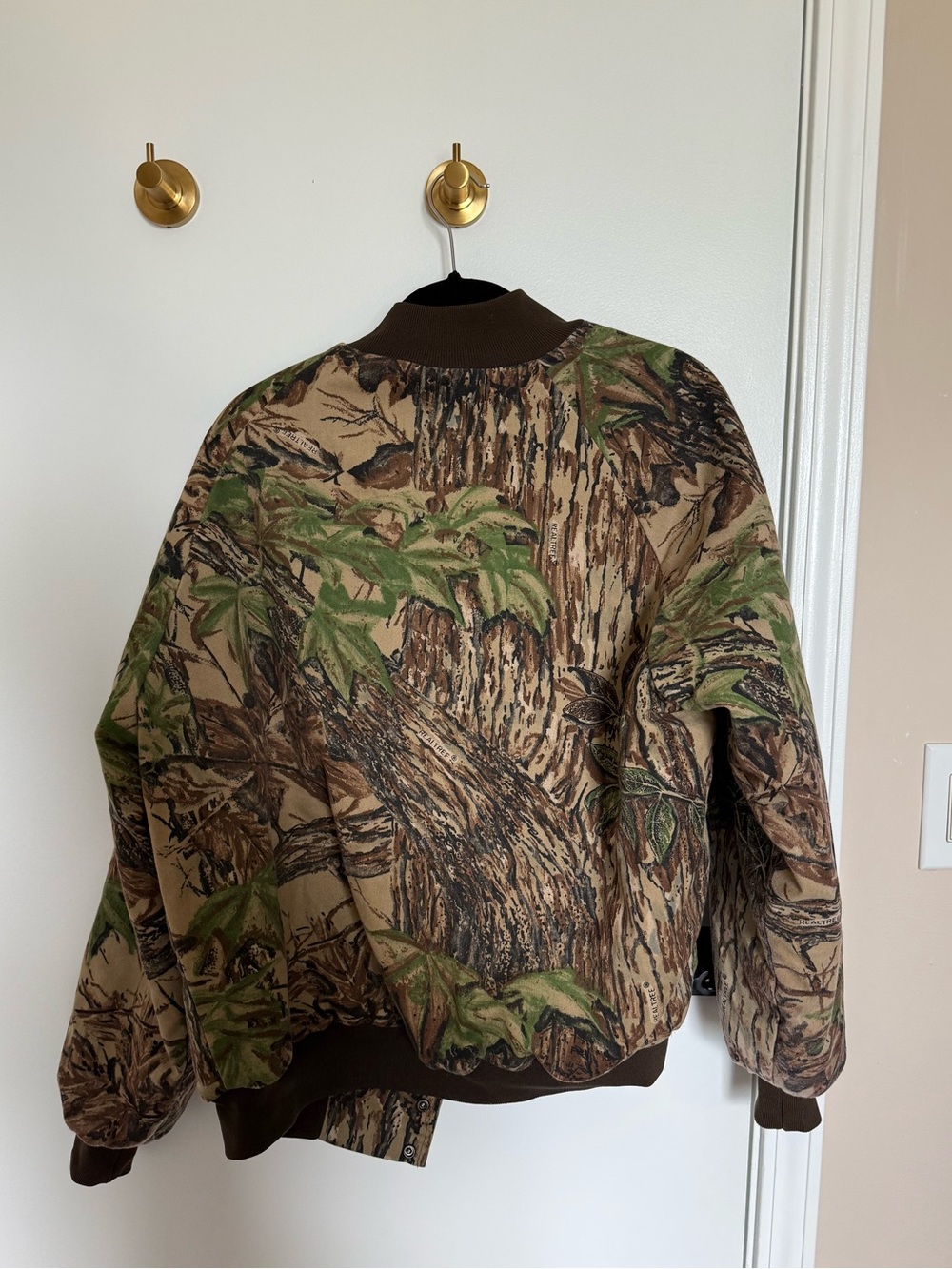 Camouflage Bomber Jacket - Green Camo - Picture 4 of 4